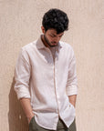 Light Natural Pure Linen Shirt