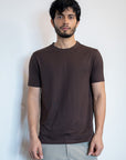 Authentic Supima® Tee - Dark Brown