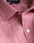 Dusty Pink Pure Linen Shirt