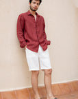 OffWhite Linen Shorts