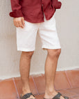 OffWhite Linen Shorts