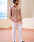 White Linen Pants