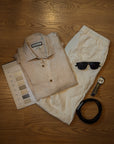Beige Pure Linen Shirt - 70 Lea