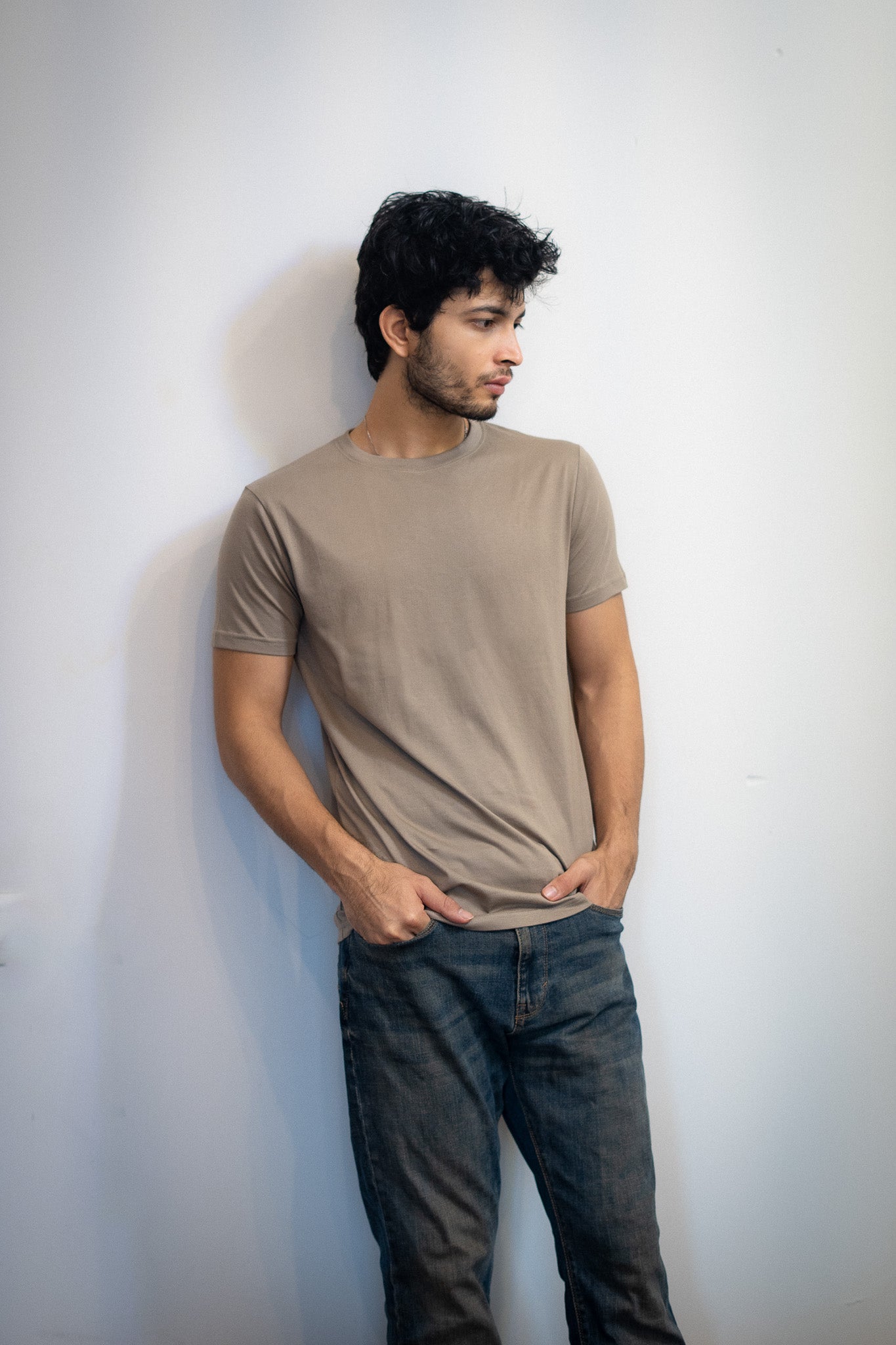 Authentic Supima® Tee - Desert Taupe