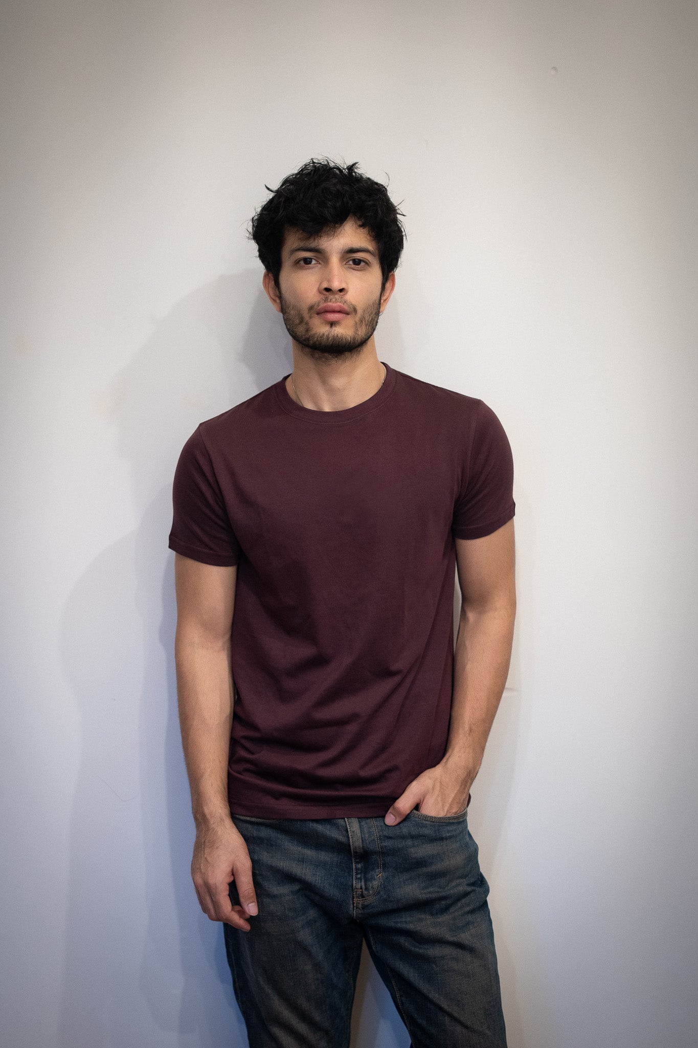 Authentic Supima® Tee - Plum