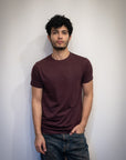 Authentic Supima® Tee - Plum