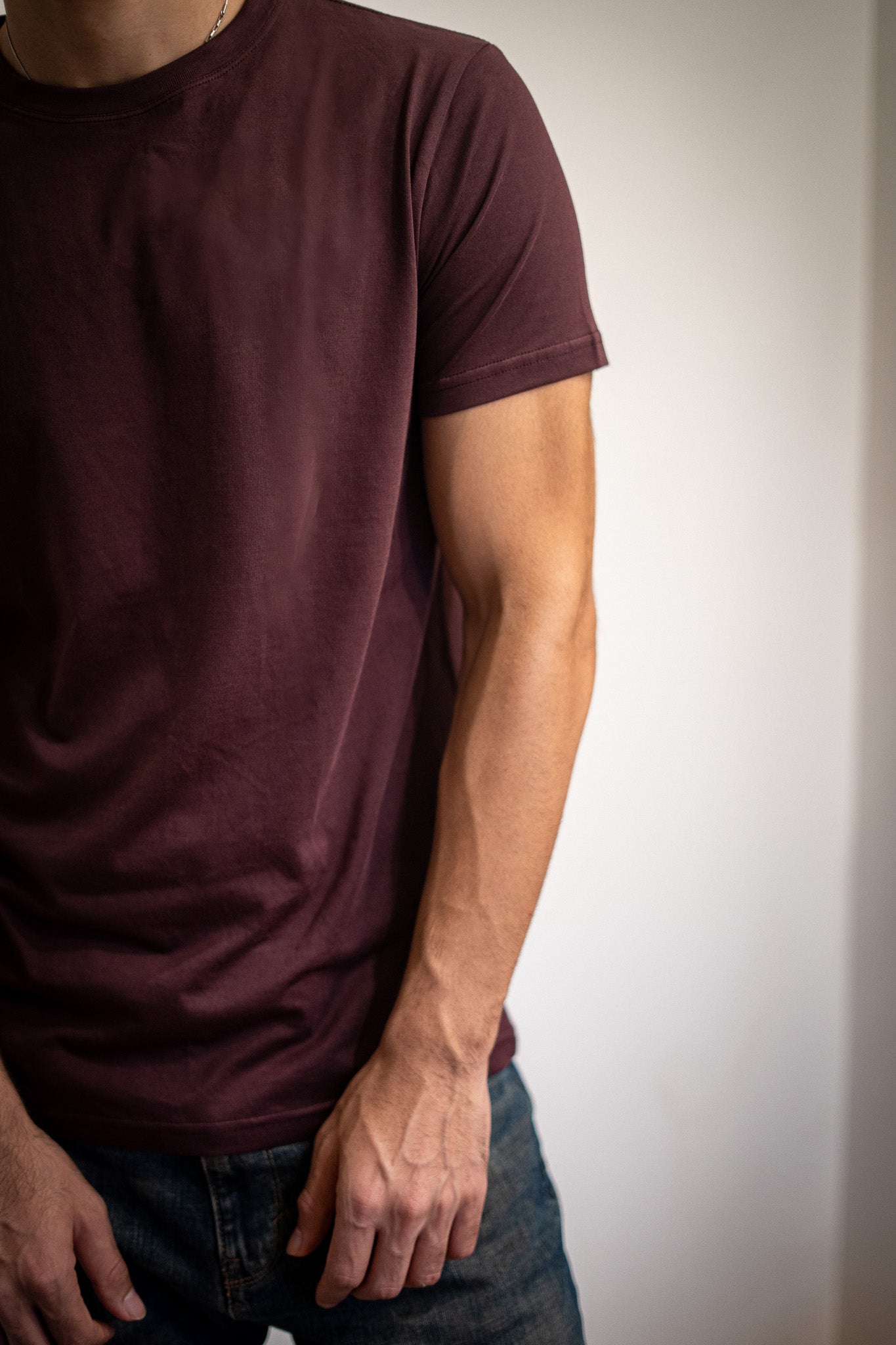 Authentic Supima® Tee - Plum
