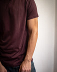 Authentic Supima® Tee - Plum