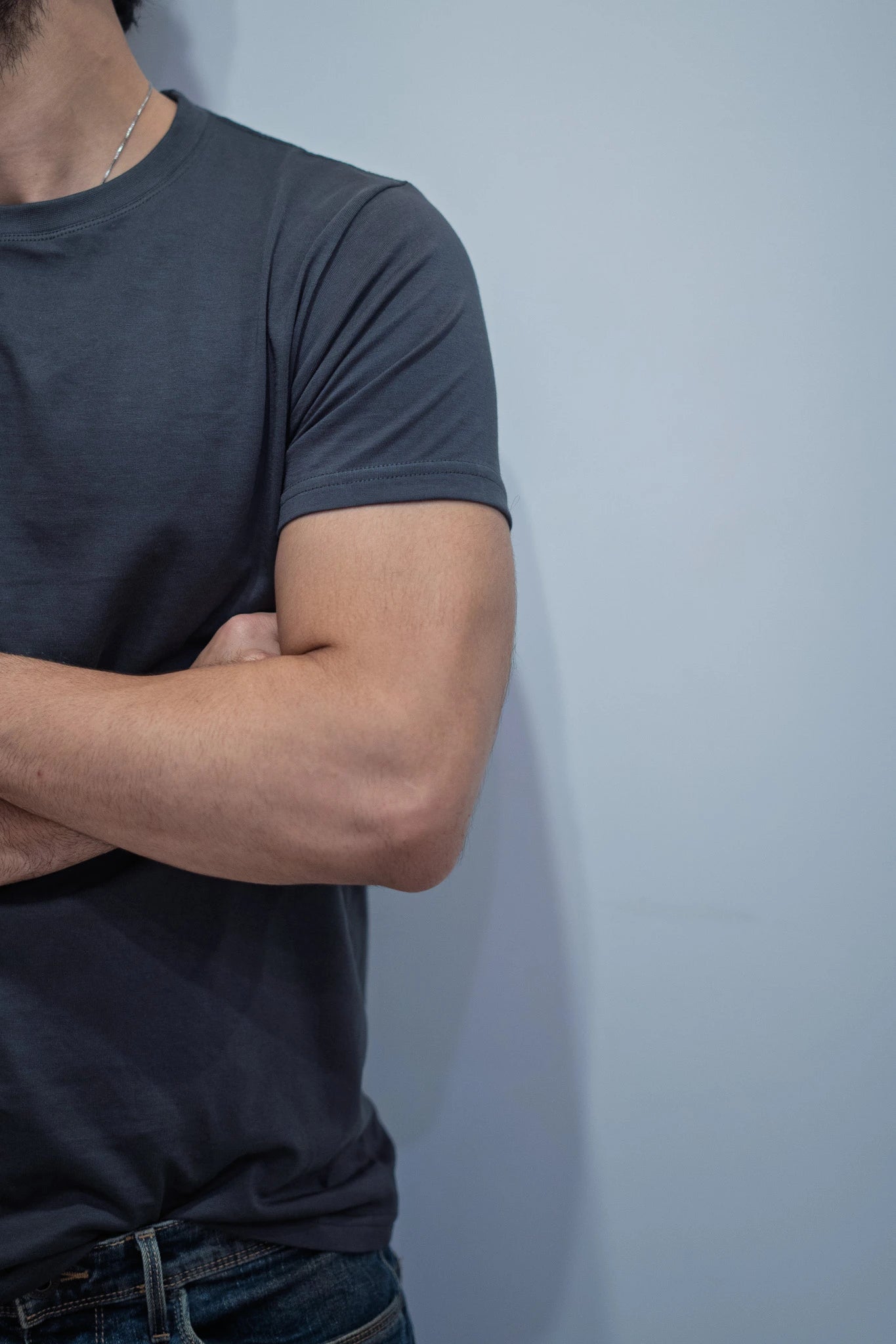 Authentic Supima® Tee - Charcoal Grey