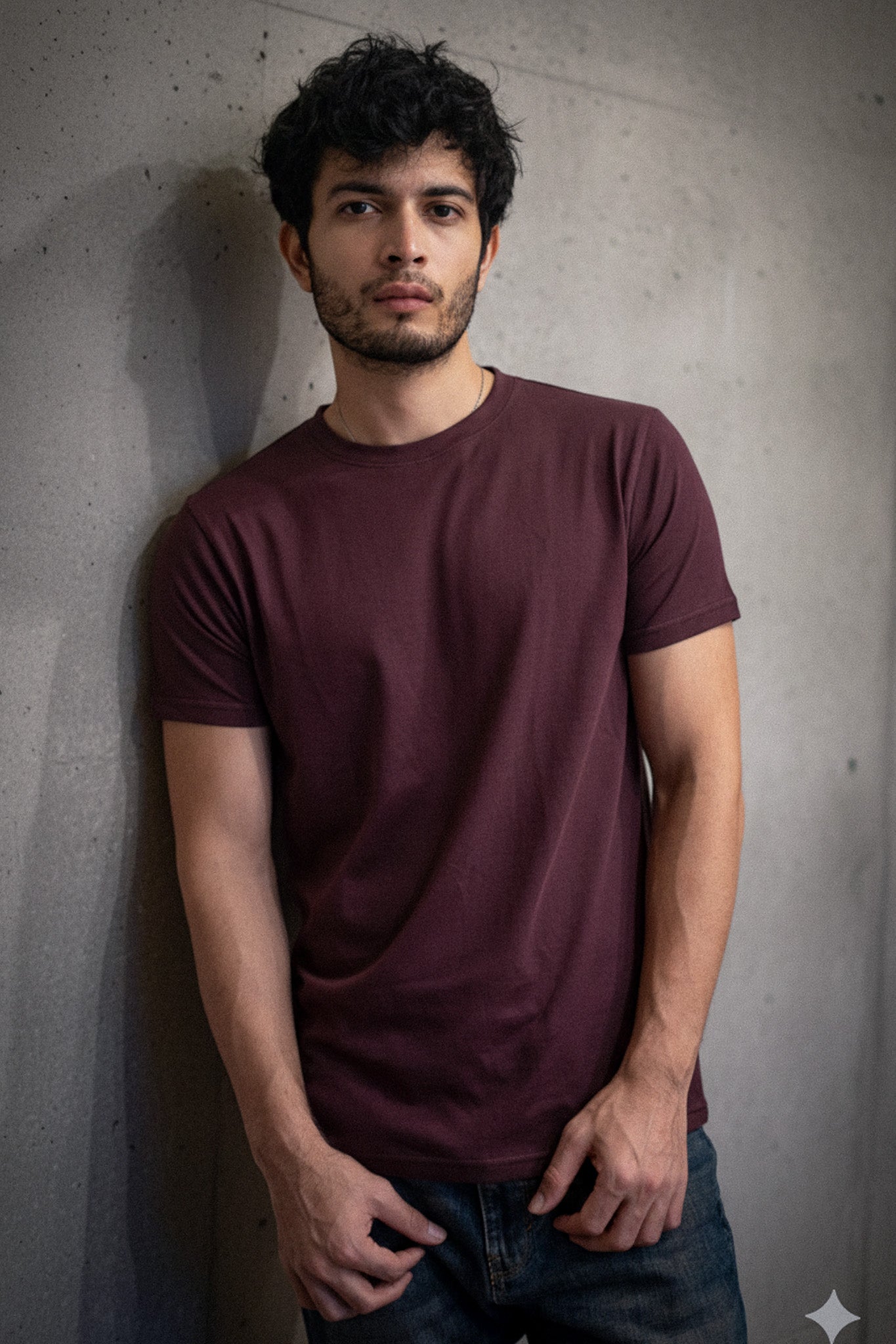 Authentic Supima® Tee - Plum
