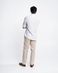 Natural Beige Linen Pants