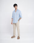 Sky Irish Linen Shirt