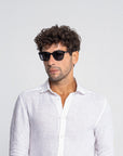 White Irish Linen Shirt