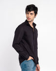 Black Irish Linen Shirt