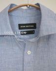 The Baird McNutt Irish Linen Shirt - Chambray Blue