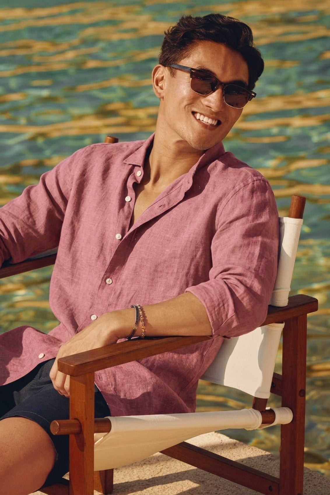 Irish Linen Shirt - Opium