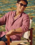 Irish Linen Shirt - Opium