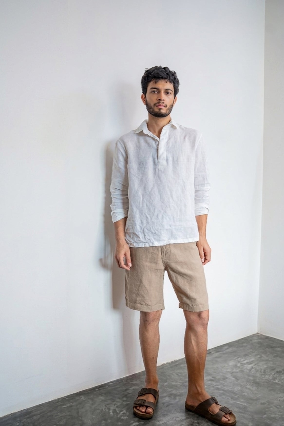 Sand Linen Shorts
