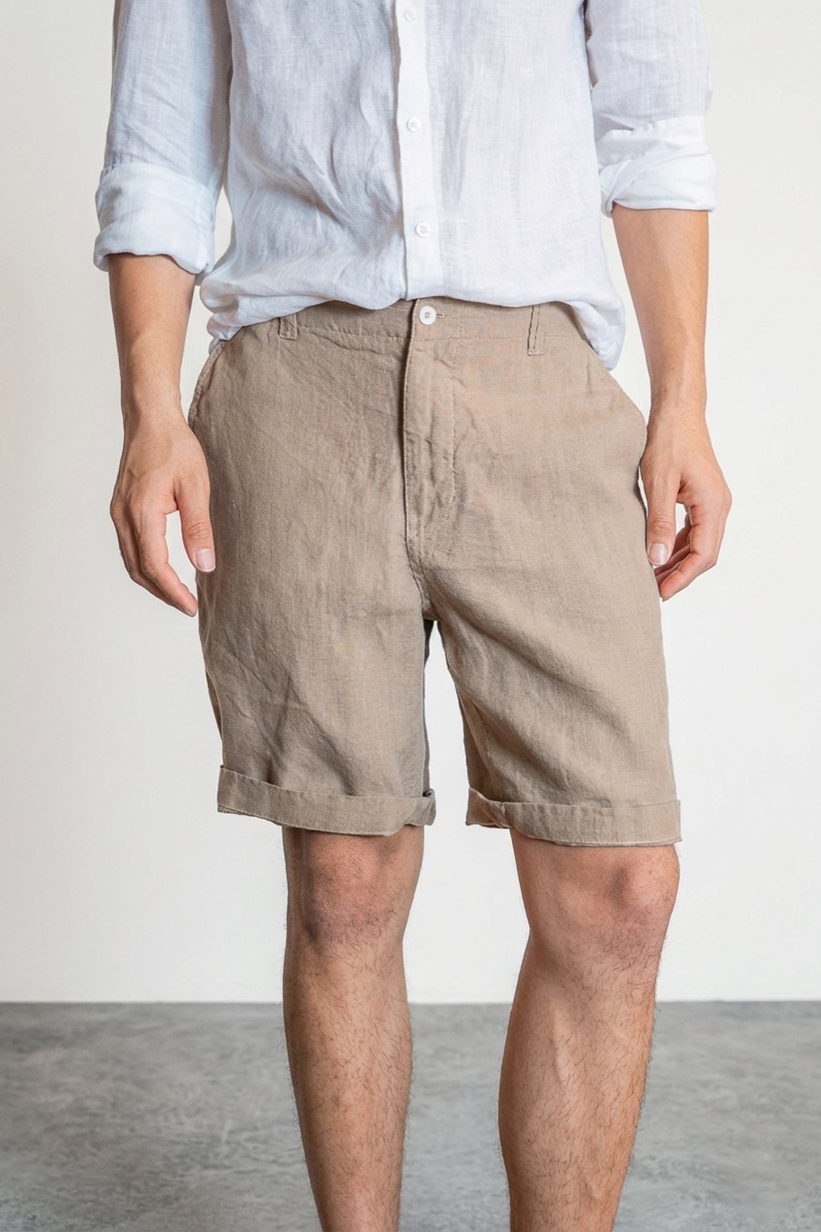 Sand Linen Shorts