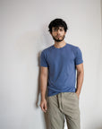 Authentic Supima® Tee - Grey Blue