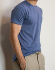 Authentic Supima® Tee - Grey Blue