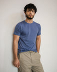 Authentic Supima® Tee - Grey Blue