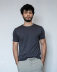 Authentic Supima® Tee - Charcoal Grey