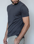 Authentic Supima® Tee - Charcoal Grey