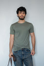 Authentic Supima® Tee - Dusty Green