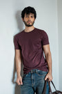 Authentic Supima® Tee - Plum
