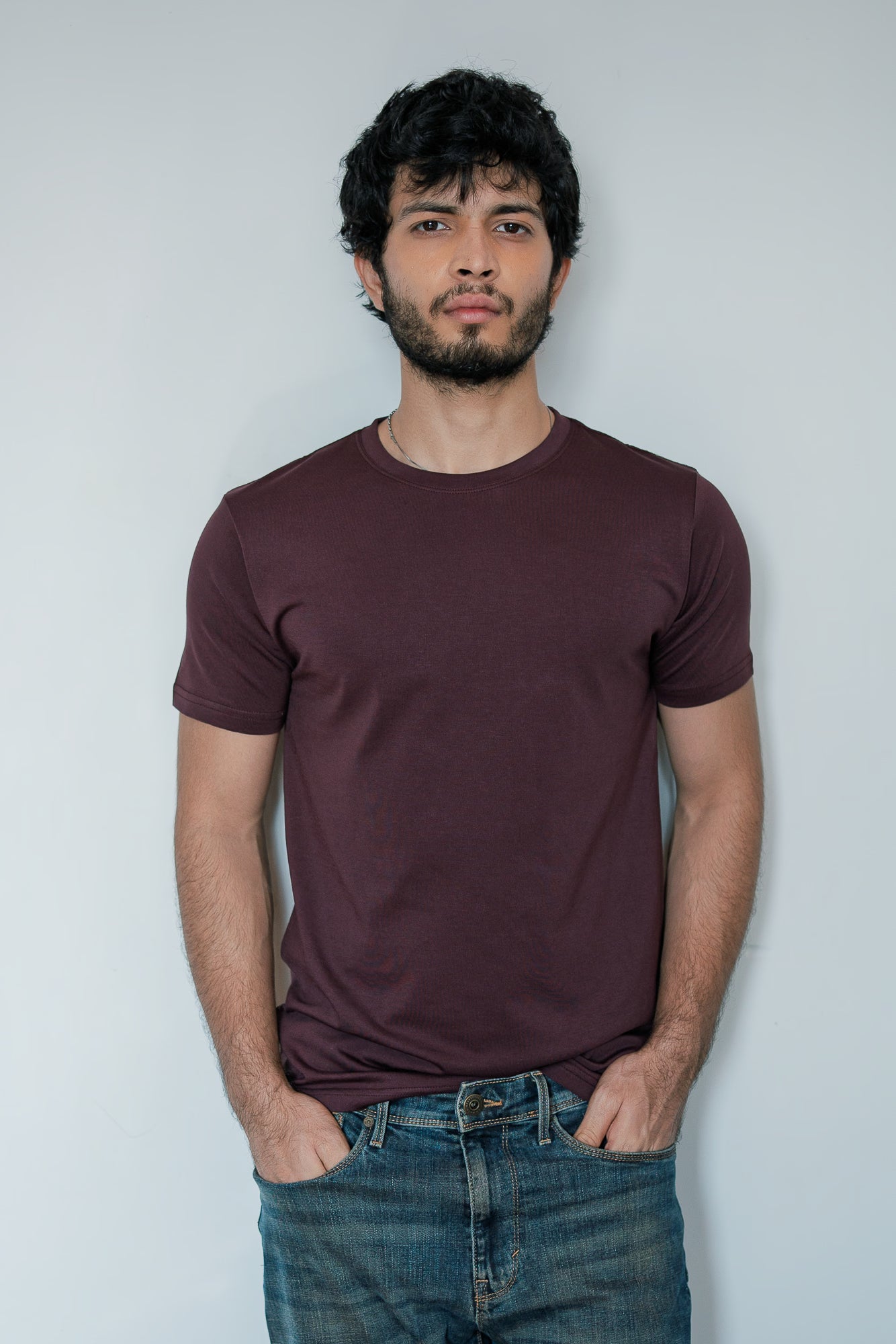 Authentic Supima® Tee - Plum