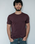 Authentic Supima® Tee - Plum