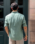 Sea Green Irish Linen Shirt