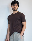 Authentic Supima® Tee - Dark Brown