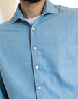 Lightweight Denim Shirt in Light Wash