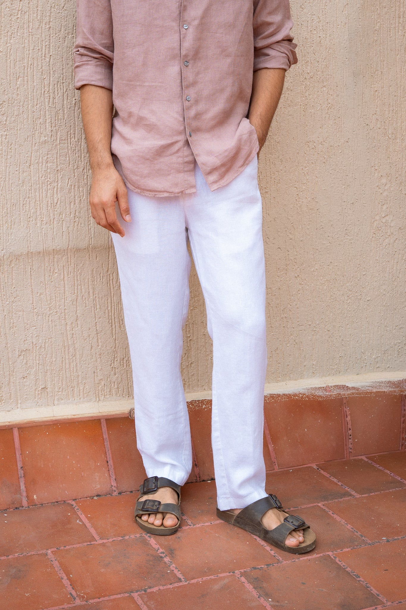 White Linen Pants