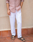 White Linen Pants