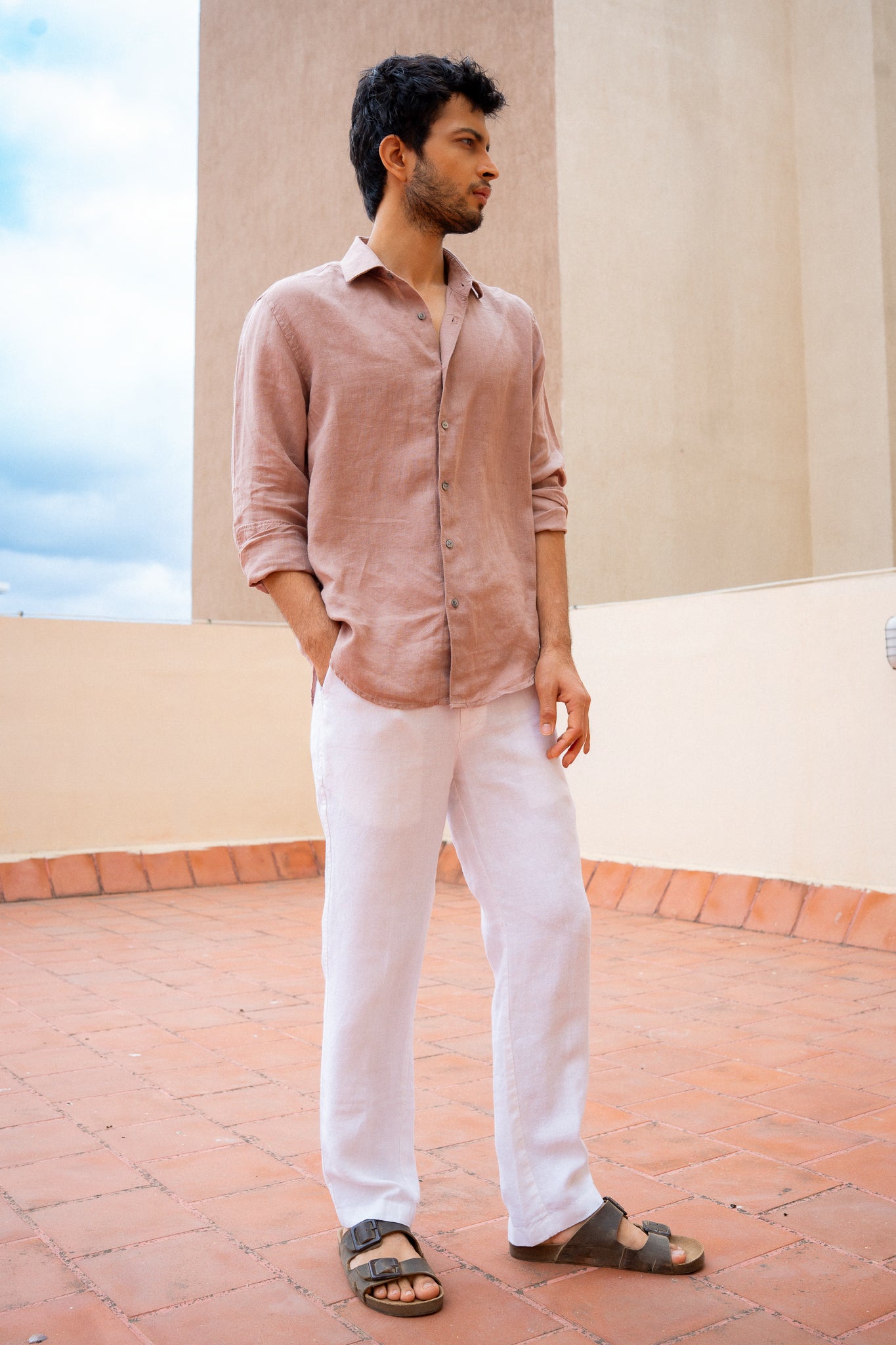 White Linen Pants