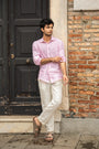 Natural Beige Linen Pants