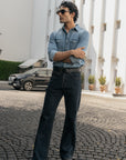 Midweight Denim Shirt in Light Wash