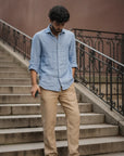 Khaki Linen Pants