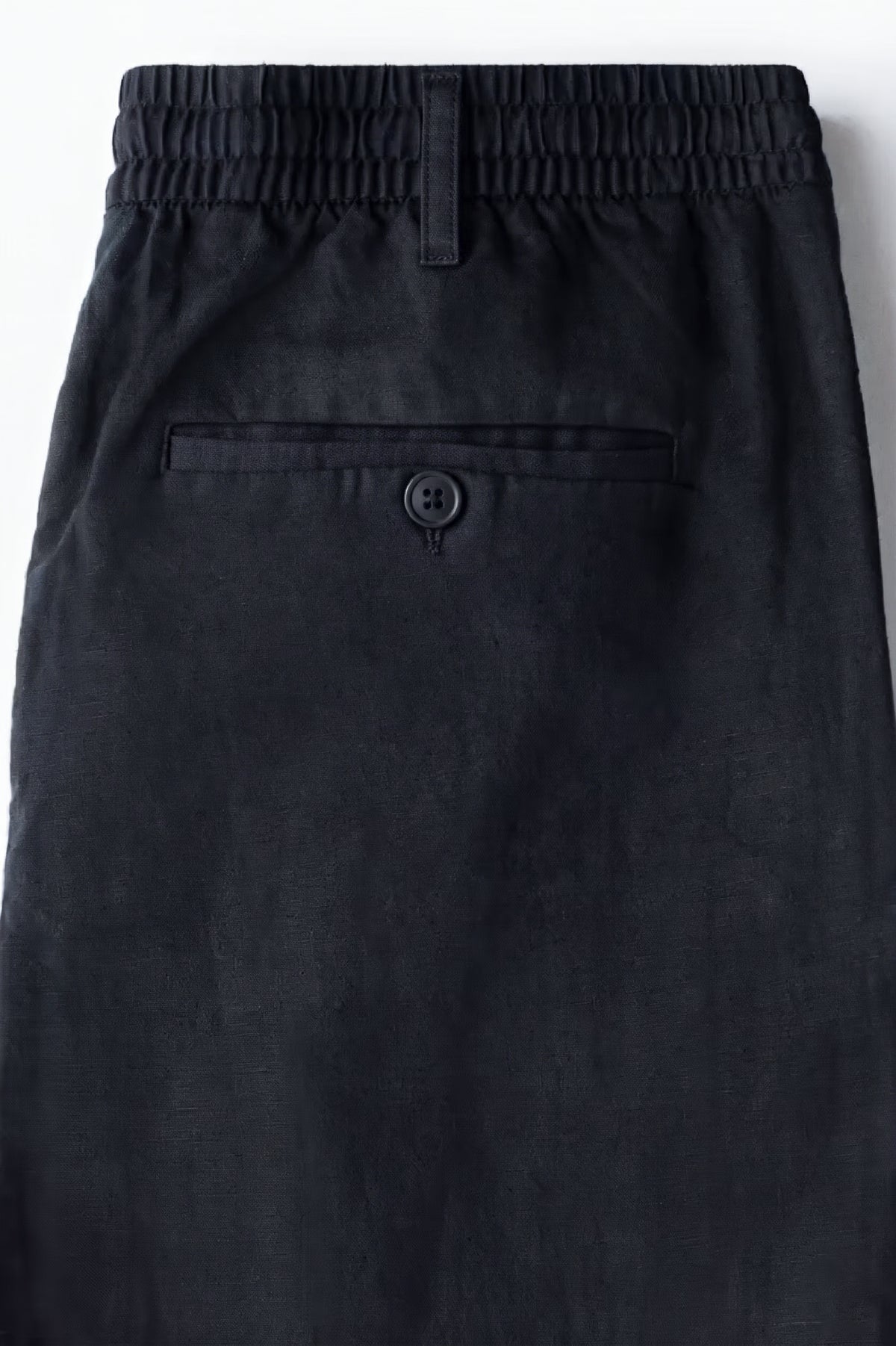 Black Linen Pants - Lightweight