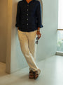 Off White Linen Pants
