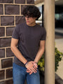 Authentic Supima® Tee - Charcoal Grey